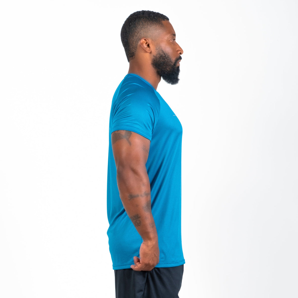Camiseta Dry Fit Line Move Azul Safira