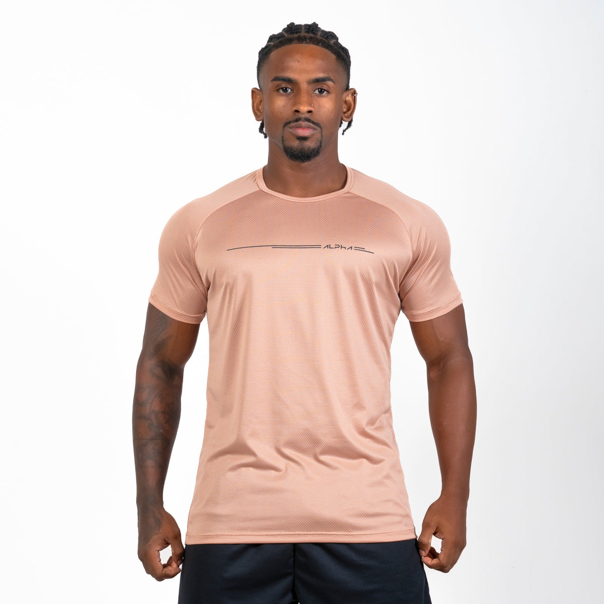 Camiseta Dry Fit Line Move Cappuccino