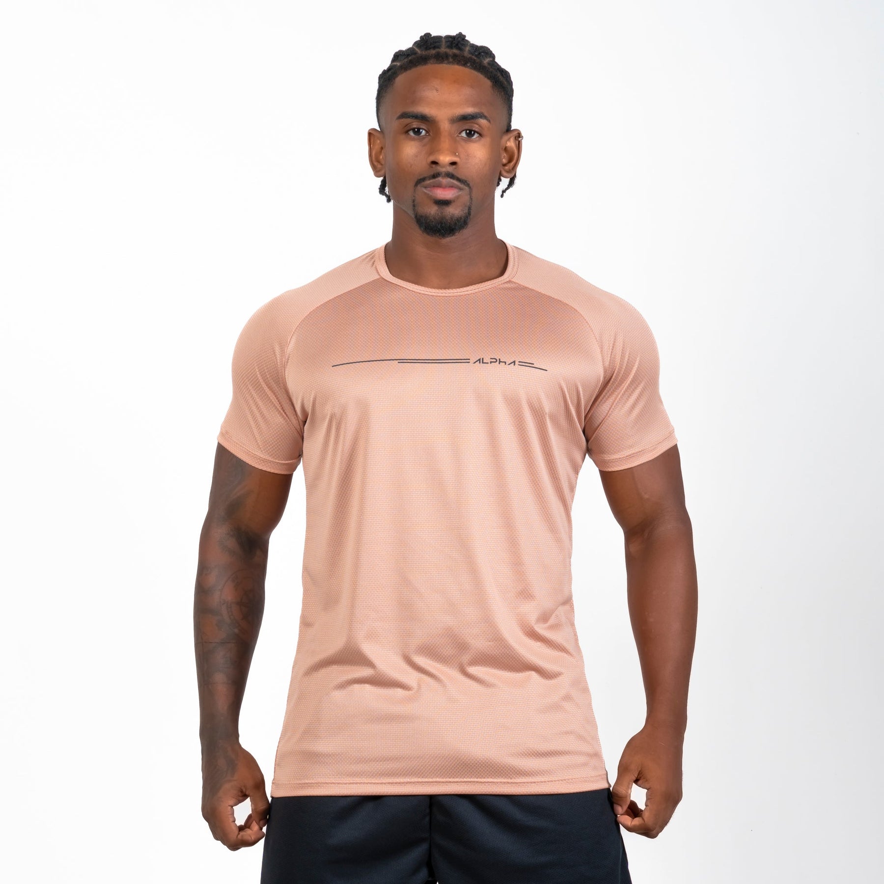 Camiseta Dry Fit Line Move Cappuccino