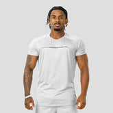 Camiseta Dry Fit Line Move Cinza Névoa