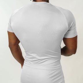 Camiseta Dry Fit Line Move Cinza Névoa