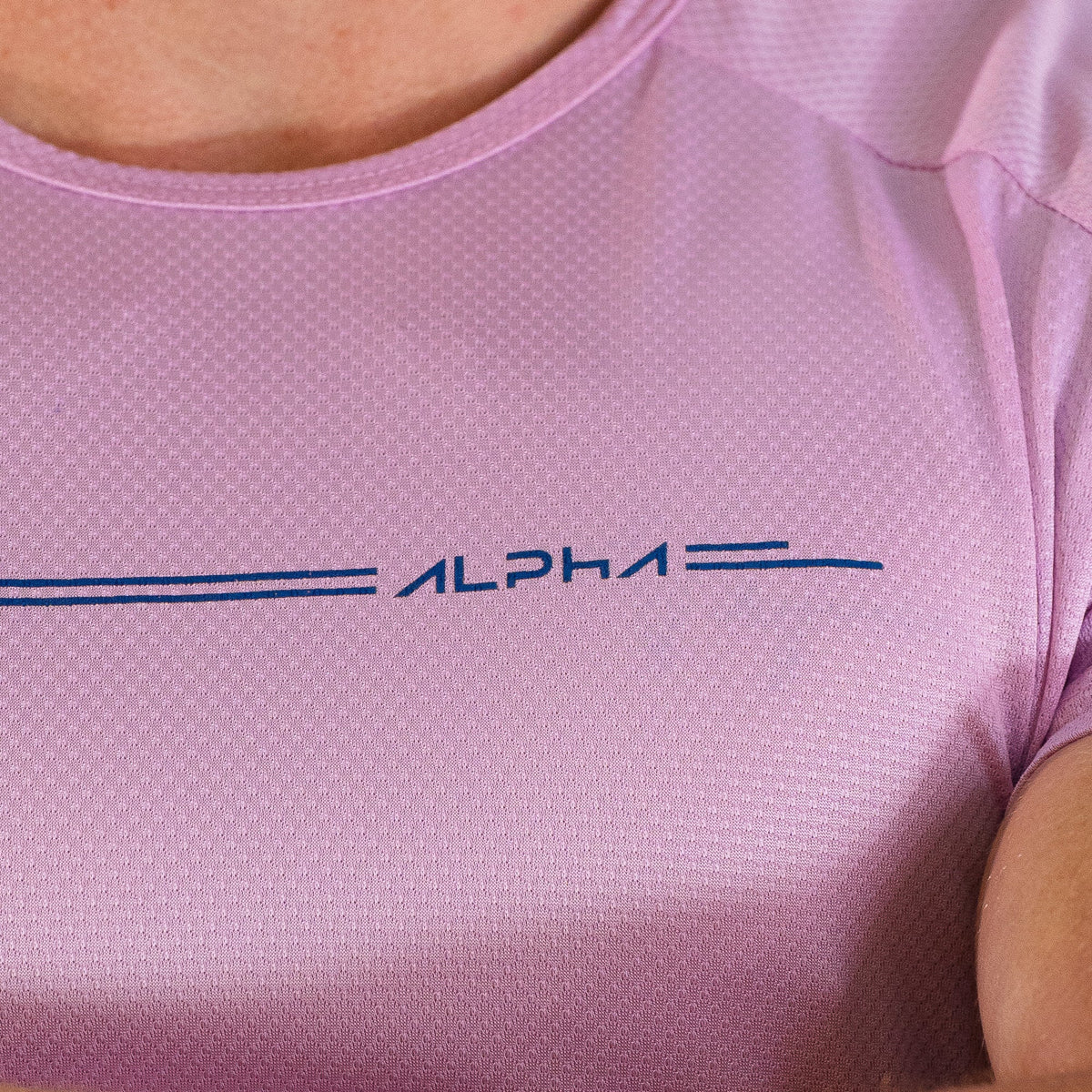 Camiseta Dry Fit Line Move Rosa Pétala