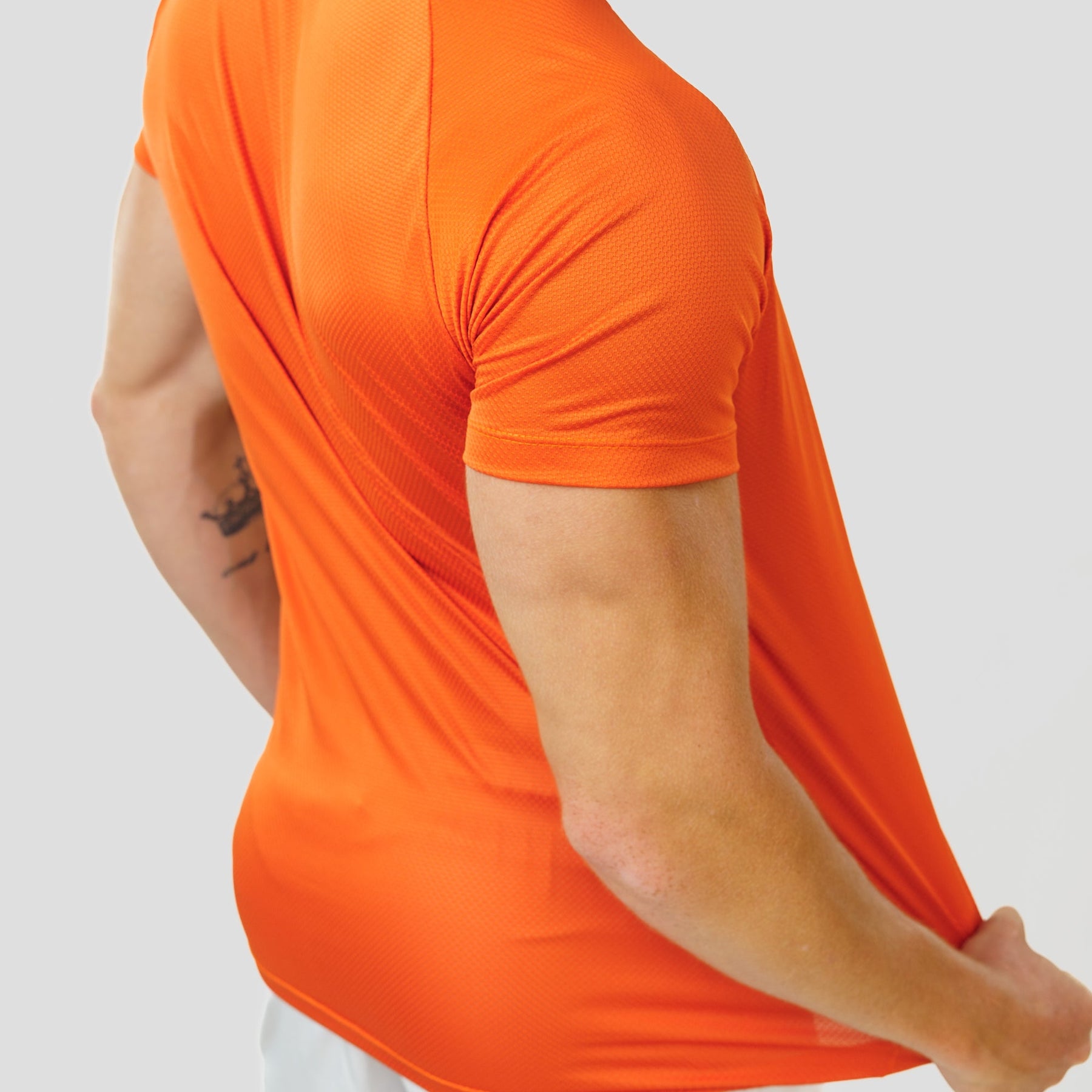 Camiseta Dry Fit Lineup Laranja Poente