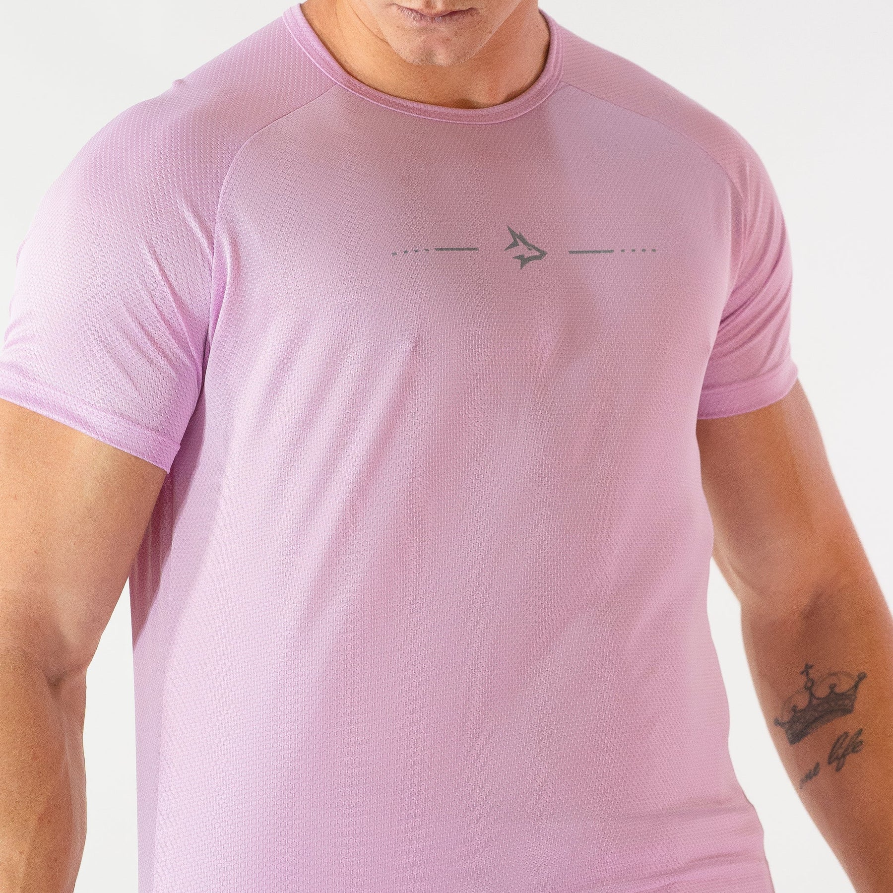 Camiseta Dry Fit Lupus Core Rosa Pétala