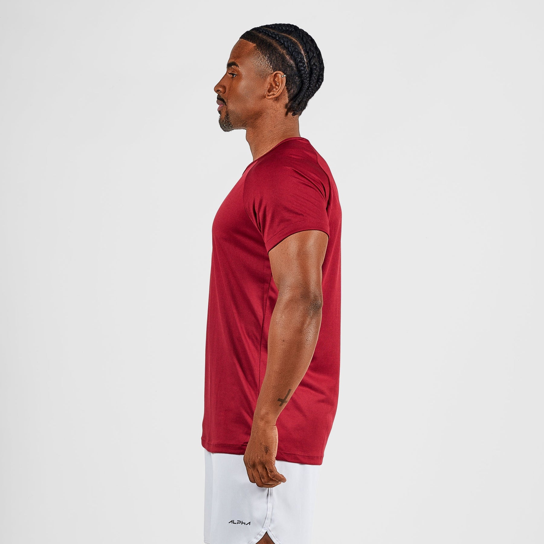 Camiseta Dry Fit Middle Lupus Vinho