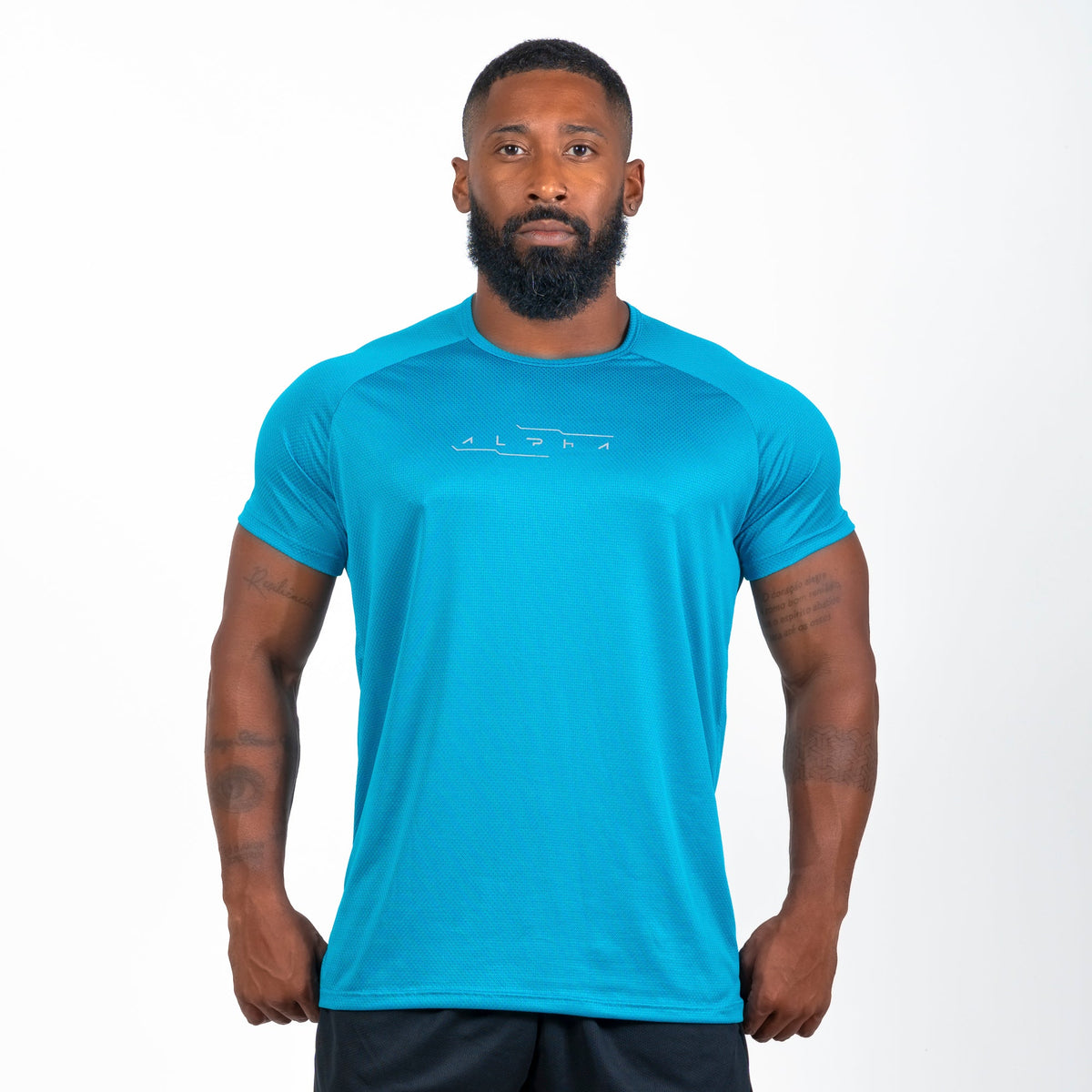 Camiseta Dry Fit Motion Azul Pacífico