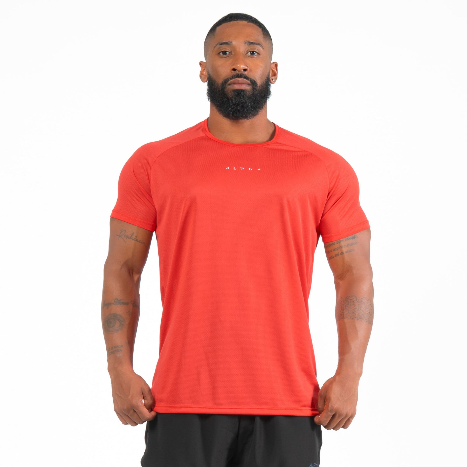 Camiseta Dry Fit New Horizon Vermelho Acerola