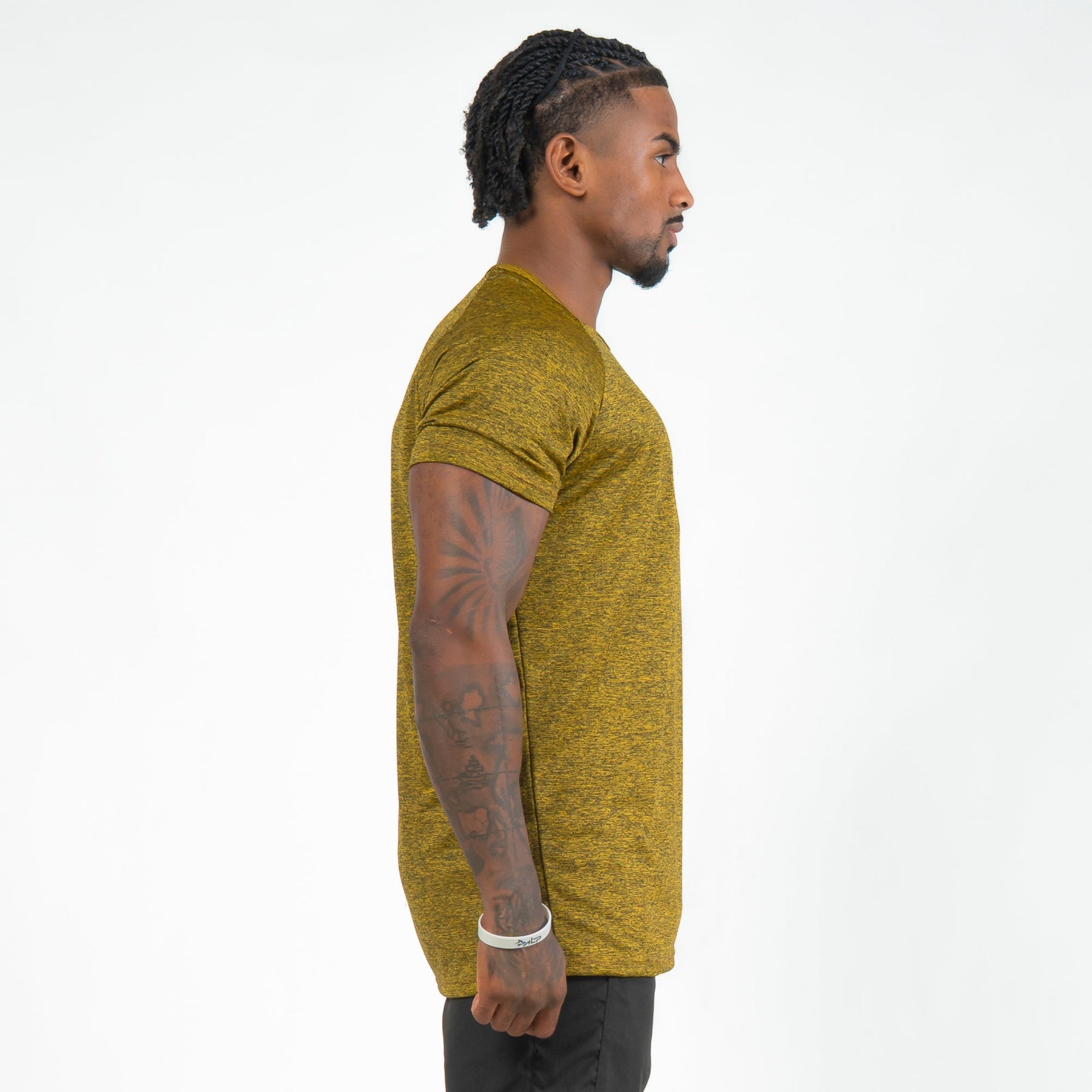 Camiseta Dry Fit New Tenacity Mescla Amarelo