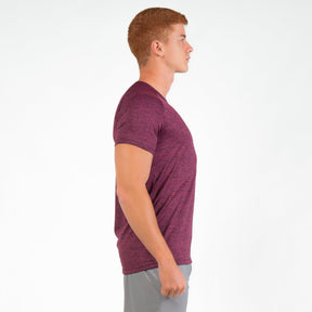 Camiseta Dry Fit New Tenacity Mescla Lilás