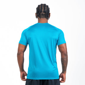 Camiseta Dry Fit Parallel Line Azul Pacífico