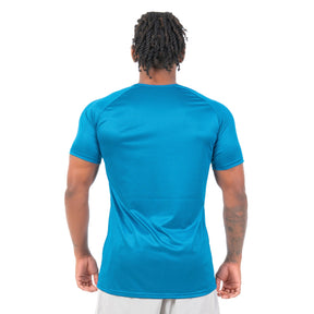 Camiseta Dry Fit Parallel Line Azul Safira