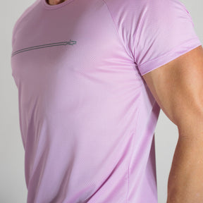 Camiseta Dry Fit Parallel Line Rosa Pétala