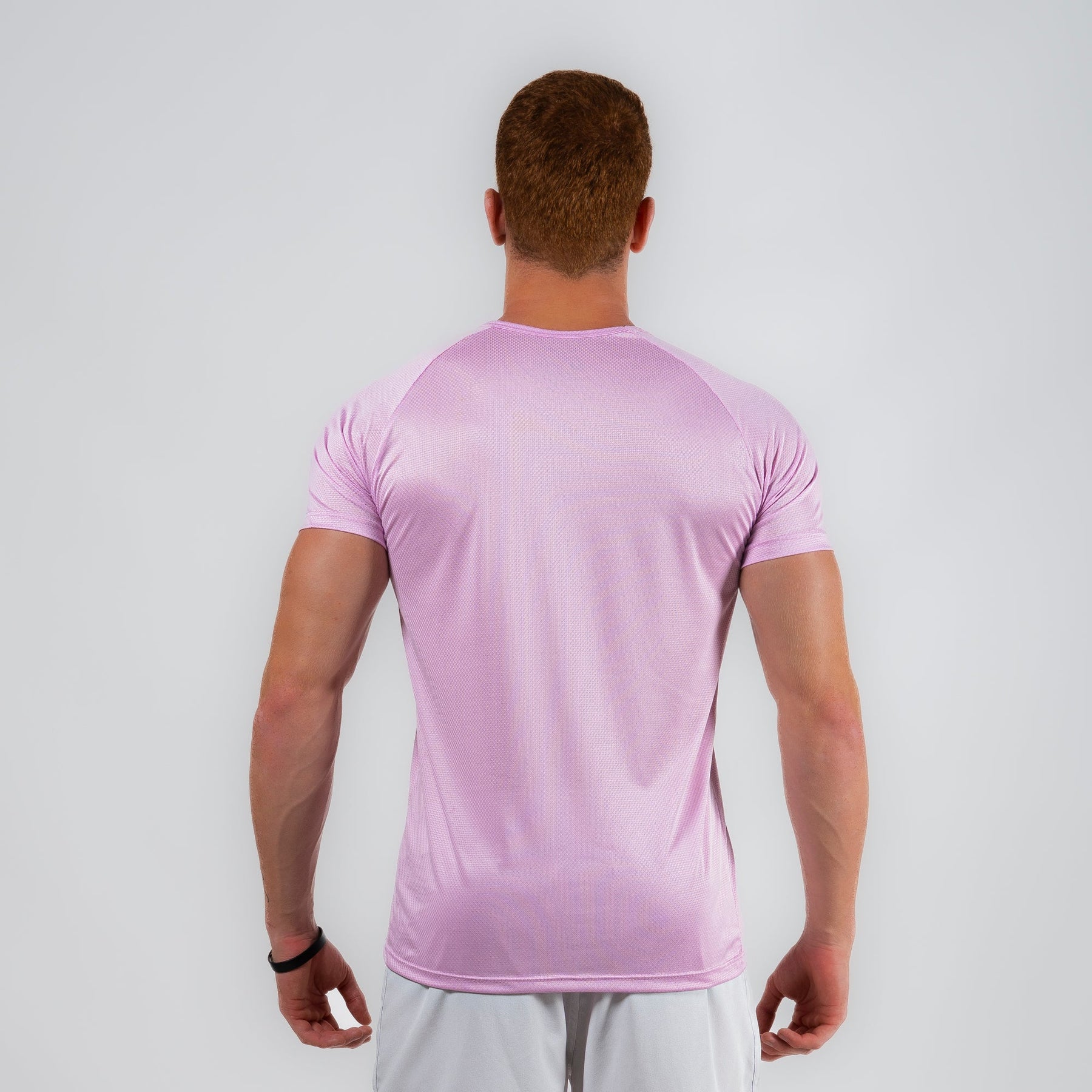 Camiseta Dry Fit Parallel Line Rosa Pétala