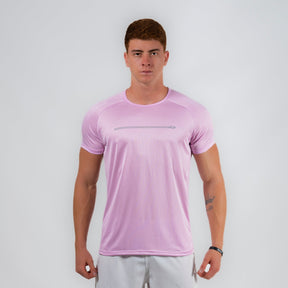 Camiseta Dry Fit Parallel Line Rosa Pétala