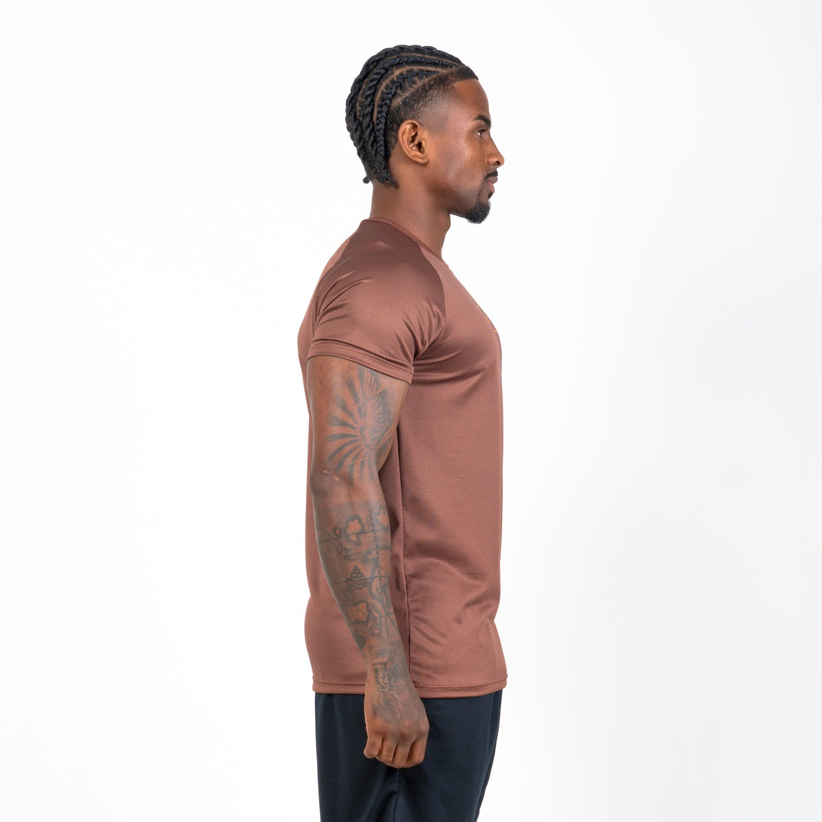 Camiseta Dry Fit Sense Marrom