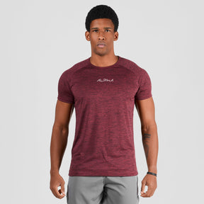 Camiseta Dry Fit  New Fluid Mescla Vinho