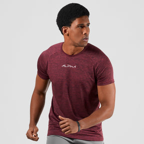 Camiseta Dry Fit  New Fluid Mescla Vinho