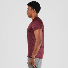 Camiseta Dry Fit  New Fluid Mescla Vinho