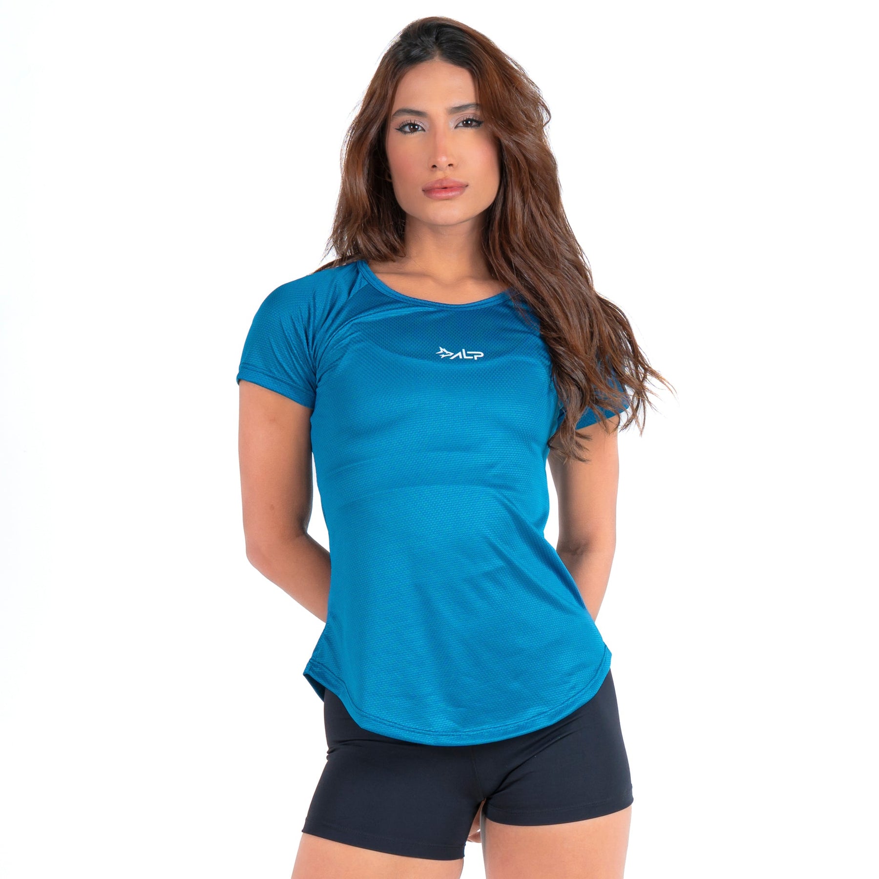 Camiseta Feminina Dry Fit New Tenacity Azul Safira