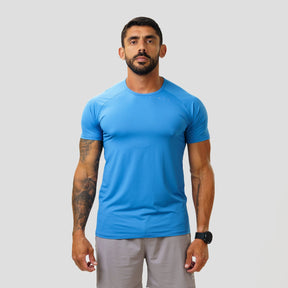 Camiseta Poliamida Horizon Flow Azul Céu