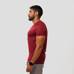 Camiseta Poliamida Horizon Flow Vermelho Acerola