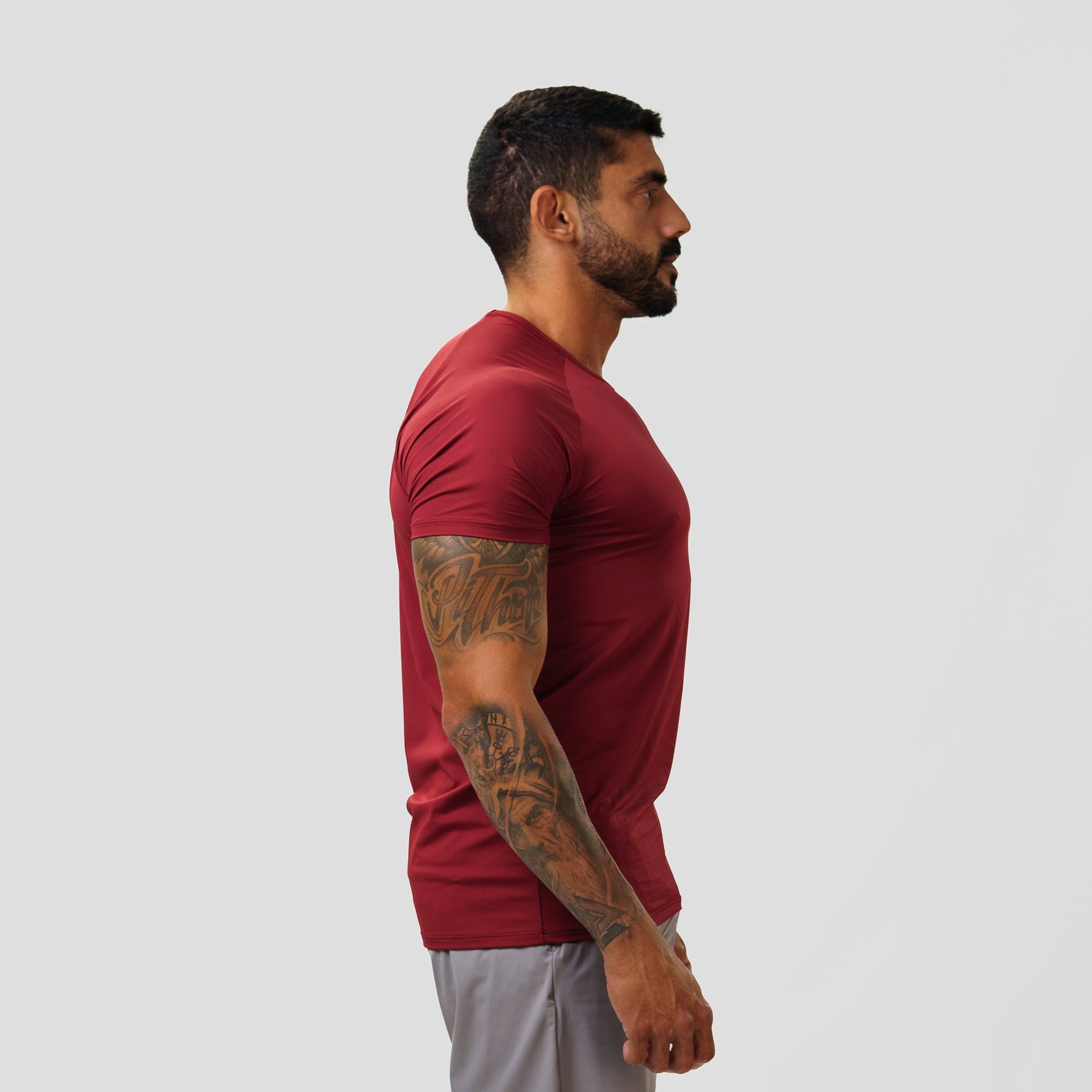 Camiseta Poliamida Horizon Flow Vermelho Acerola