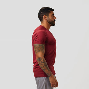 Camiseta Poliamida Horizon Flow Vermelho Acerola