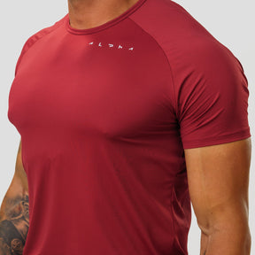 Camiseta Poliamida Horizon Flow Vermelho Acerola