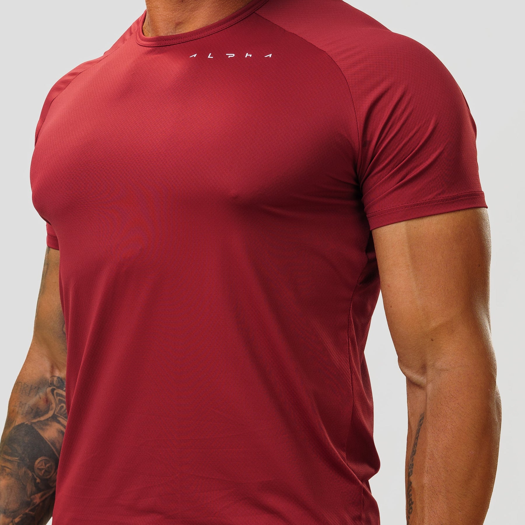 Camiseta Poliamida Horizon Flow Vermelho Acerola