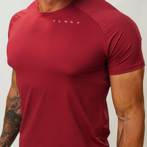 Camiseta Poliamida Horizon Flow Vermelho Acerola