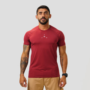 Camiseta Poliamida Lupus Flow Vermelho Acerola