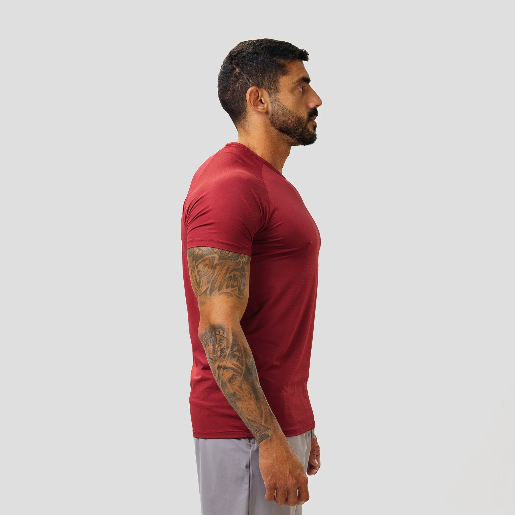 Camiseta Poliamida New Lupus Vermelho Acerola