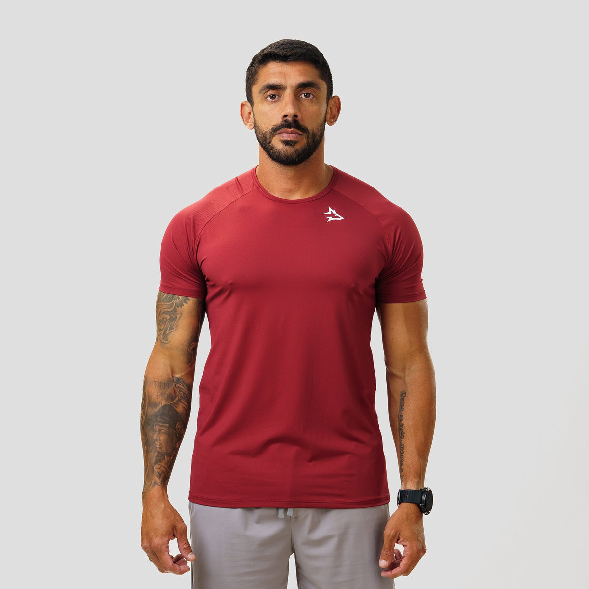 Camiseta Poliamida New Lupus Vermelho Acerola