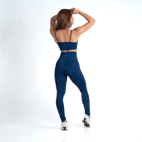 Conjunto Basic Feminino Top e Calça - New Horizon Azul Bruma
