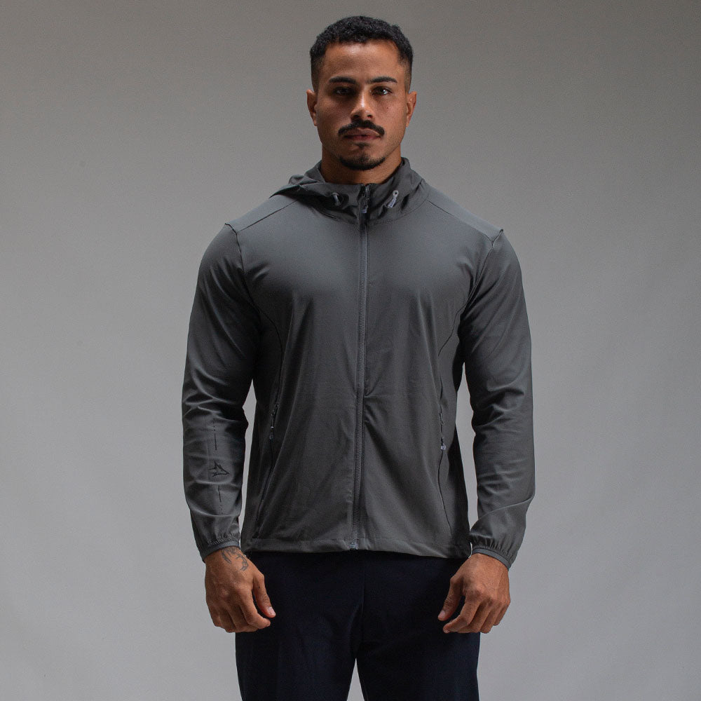 Corta Vento Com Capuz Lupus Core Chumbo