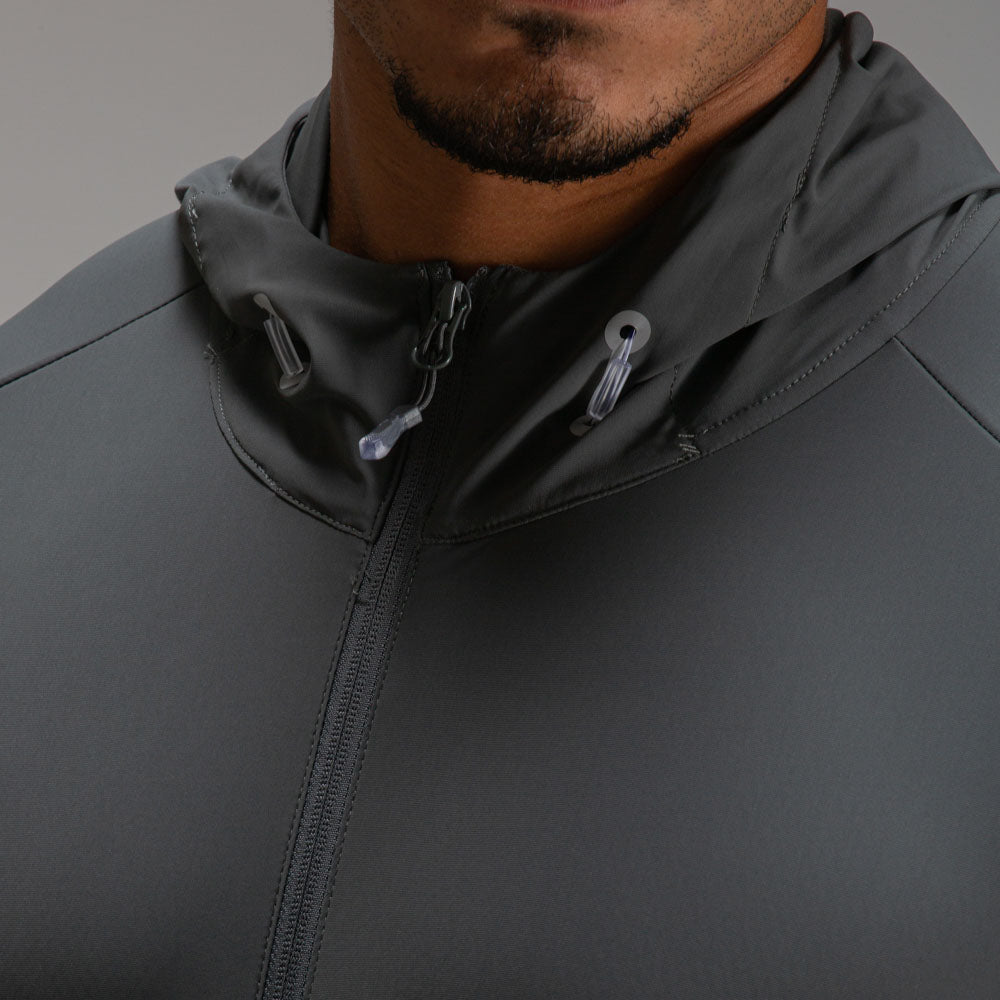 Corta Vento Com Capuz Lupus Core Chumbo