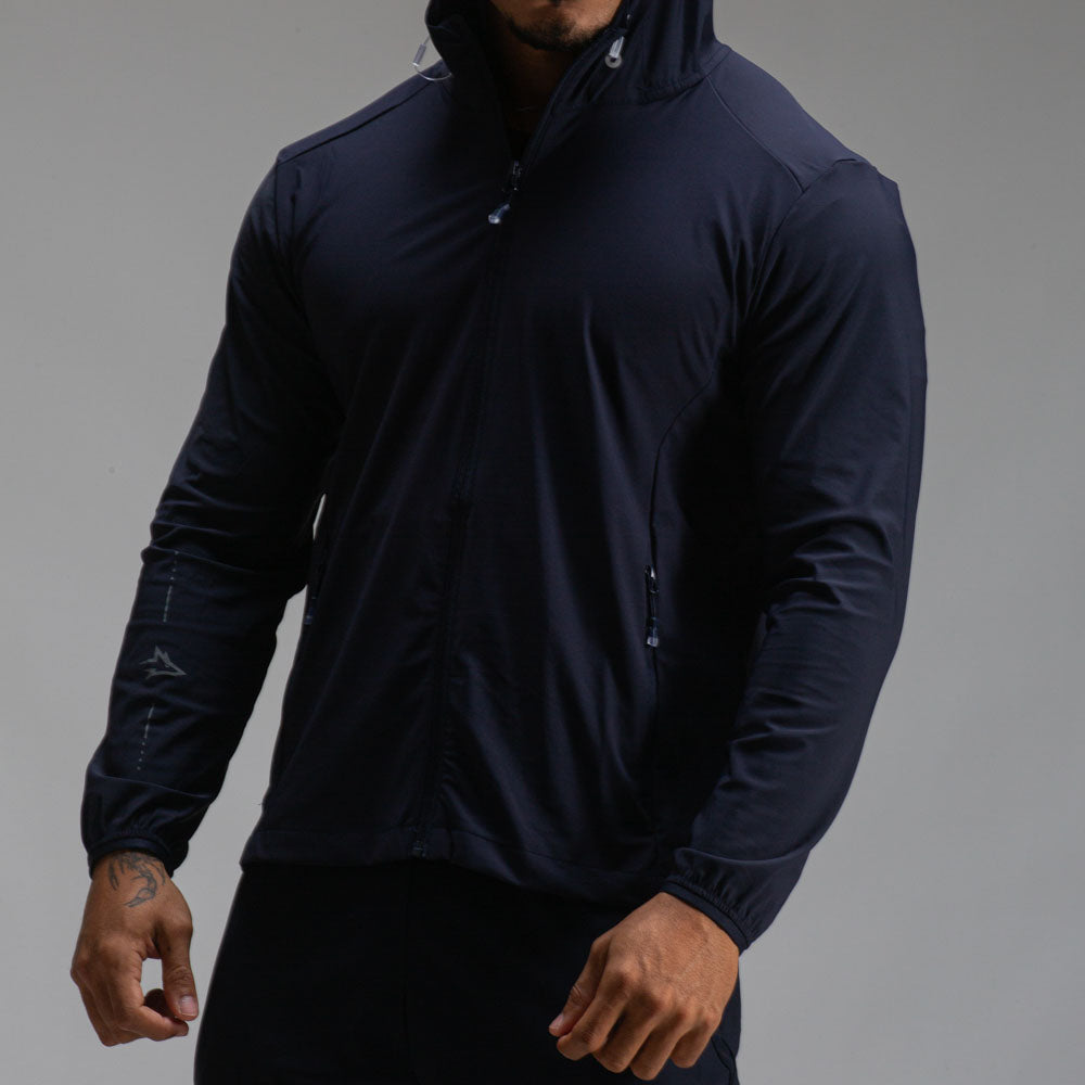 Corta Vento Com Capuz Lupus Core Marinho