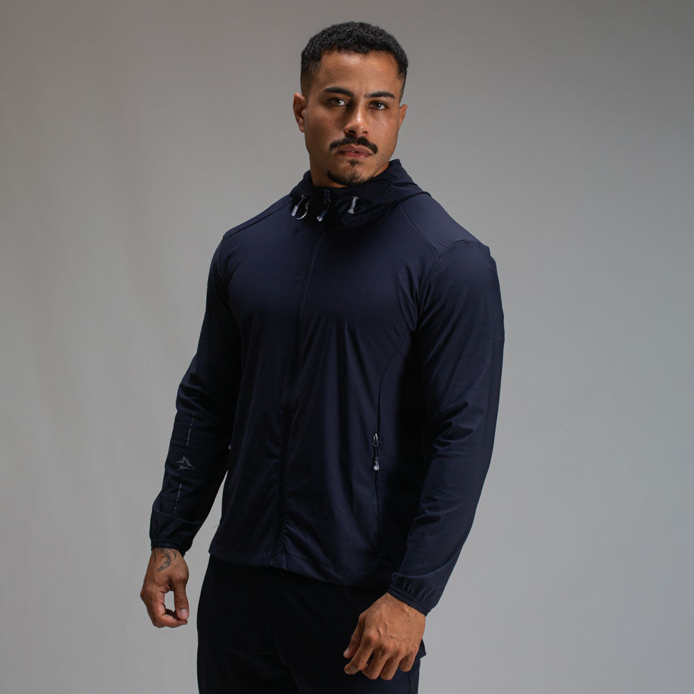 Corta Vento Com Capuz Lupus Core Marinho