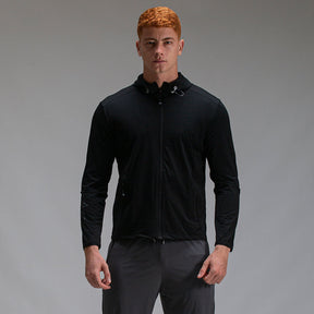 Corta Vento Com Capuz Lupus Core Preto