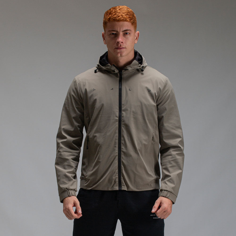 Jaqueta Com Capuz Alpha Flex Pró Caqui