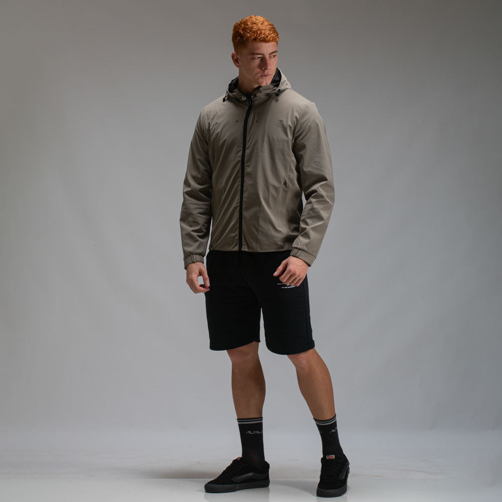 Jaqueta Com Capuz Alpha Flex Pró Caqui