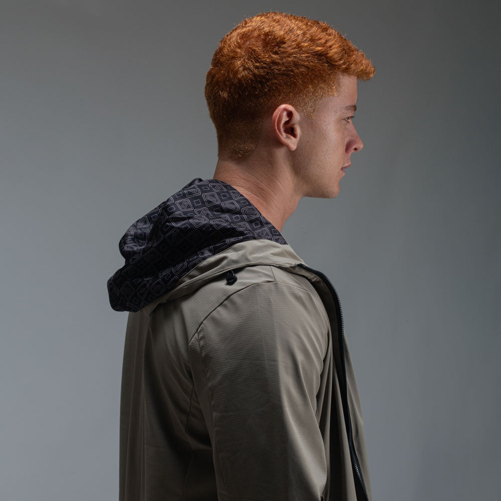 Jaqueta Com Capuz Alpha Flex Pró Caqui