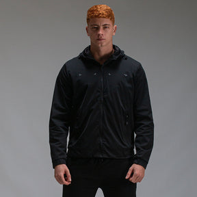 Jaqueta Com Capuz Alpha Flex Pró Preto