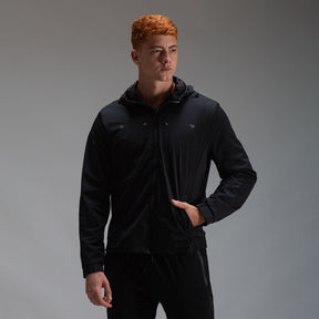 Jaqueta Com Capuz Alpha Flex Pró Preto