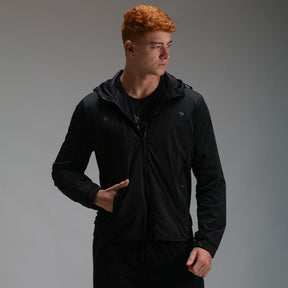 Jaqueta Com Capuz Alpha Flex Pró Preto