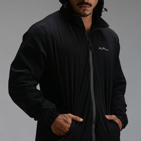 Jaqueta Com Capuz Removível Fluid Preto