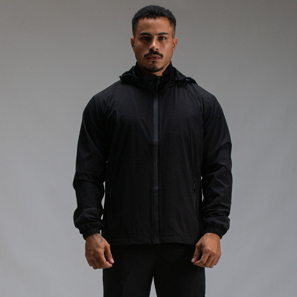 Jaqueta Com Capuz Removível Light Lupus Preto