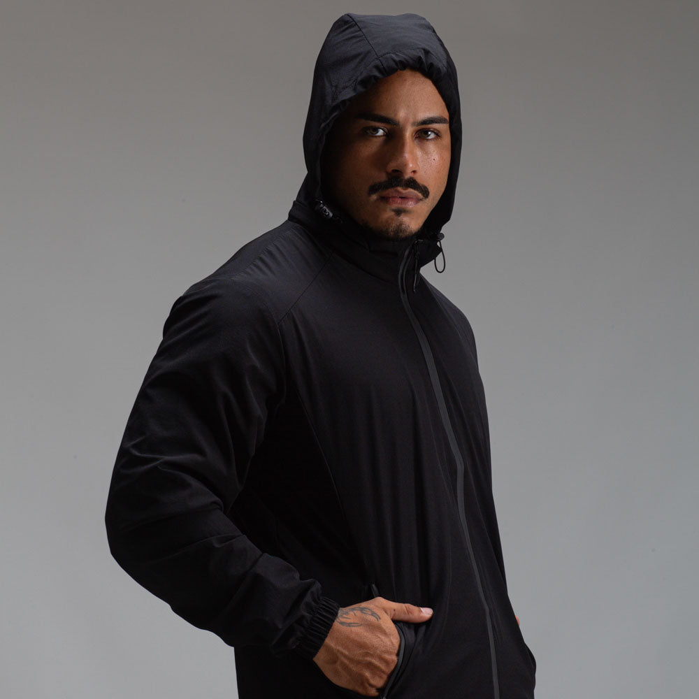 Jaqueta Com Capuz Removível Light Lupus Preto