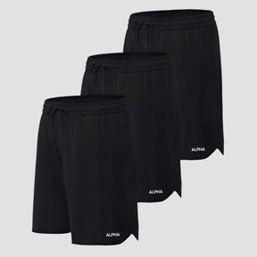 Kit 3 Bermudas Pretas Dry Basic