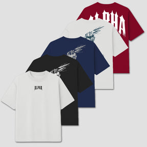 Kit 5 Camisetas Oversized Arm & Style